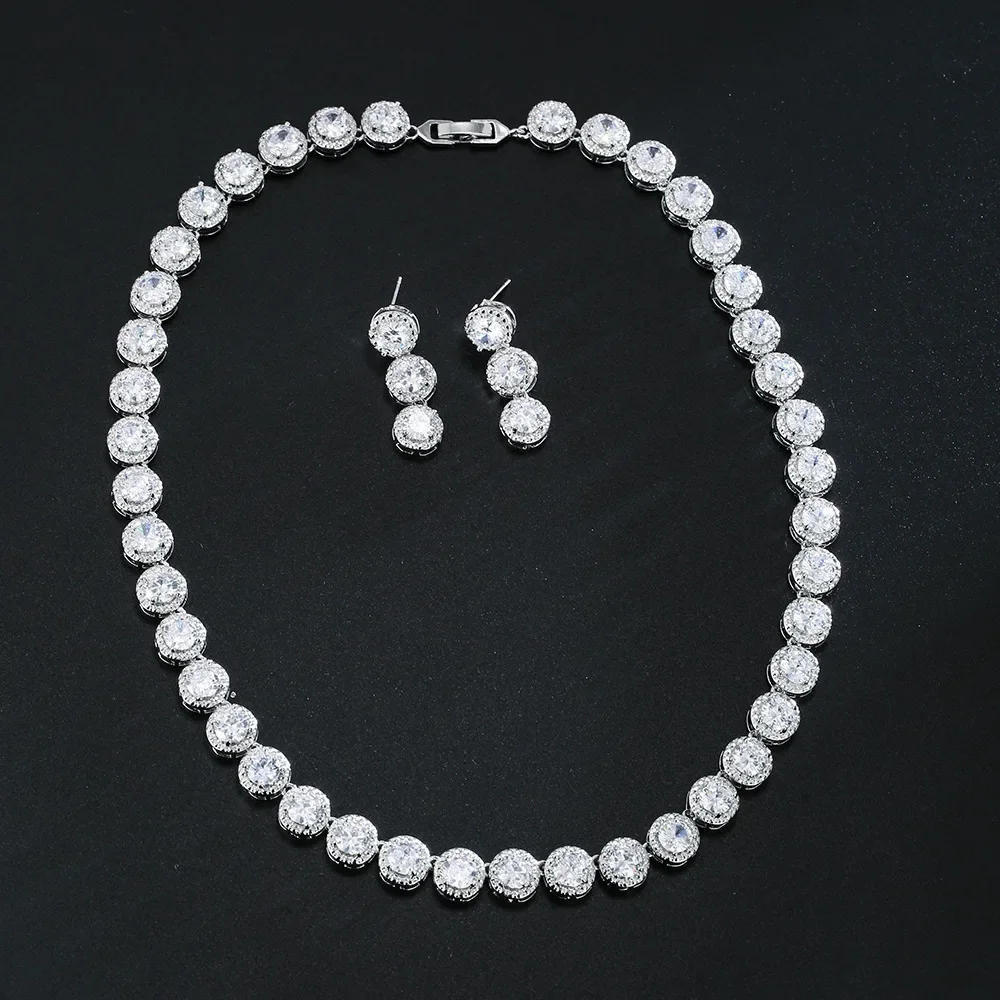 Necklace, Earring Set, Fashionable Accessories, Classic Style, Banquet Gift For Friends