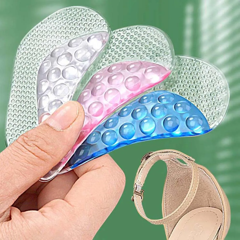 Insert Cushion Foot Arch Pads Foot Shock-absorber Foot Care Tools Arch Support Insoles Gel Orthopedic Pads Comfort Padding