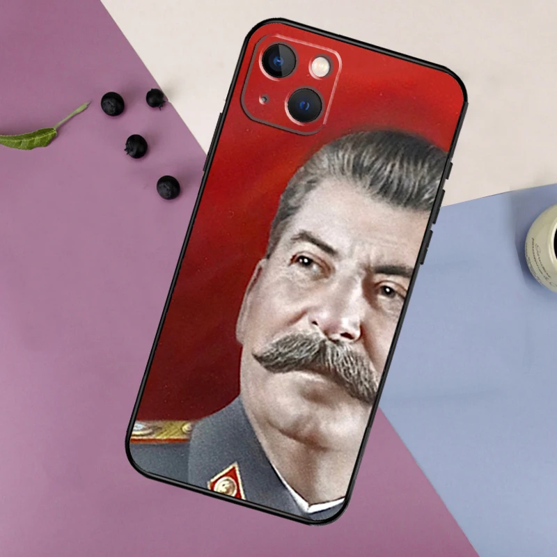 Stalin Soviet Union Case For iPhone 16 15 14 13 12 11 Pro Max Mini X XR XS Max 7 8 Plus 2 Bumper Cases Cover