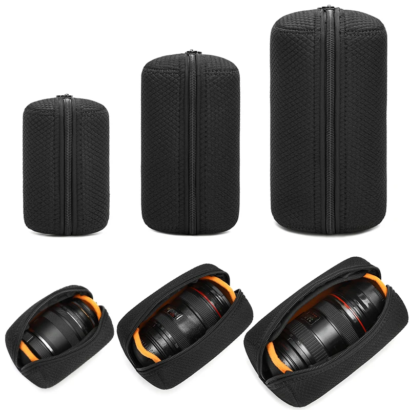 QISEMIAN Lens Case - Includes lens barrel, lens bag, and rei
