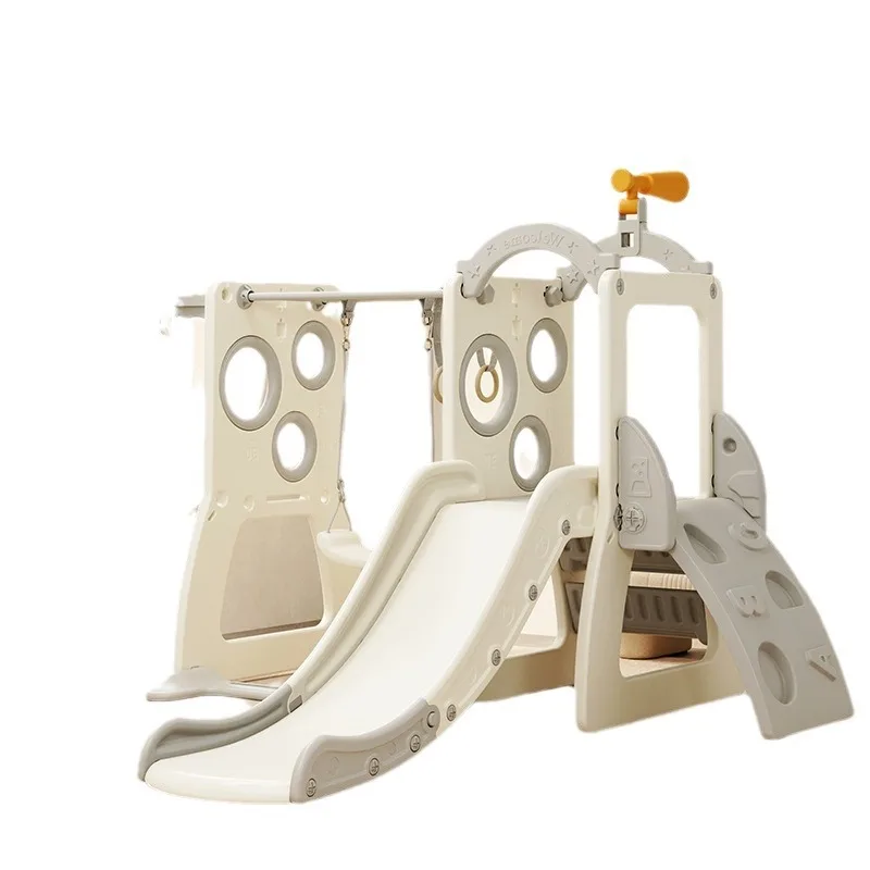 Harpy Tree Kids Slide Set, Indoor Household Slide Swing & Climbing Frame Combo Mini Playground Toys