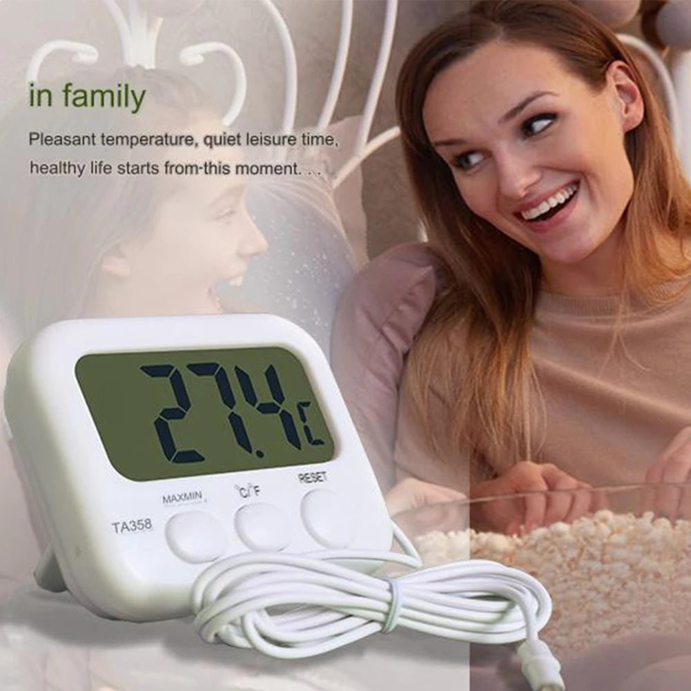 الدقة والدقة أحواض السمك LCD الصغيرة قياس درجة الحرارة مستشعر رقمي جديد كيال مستشعر المسبار الرقمي