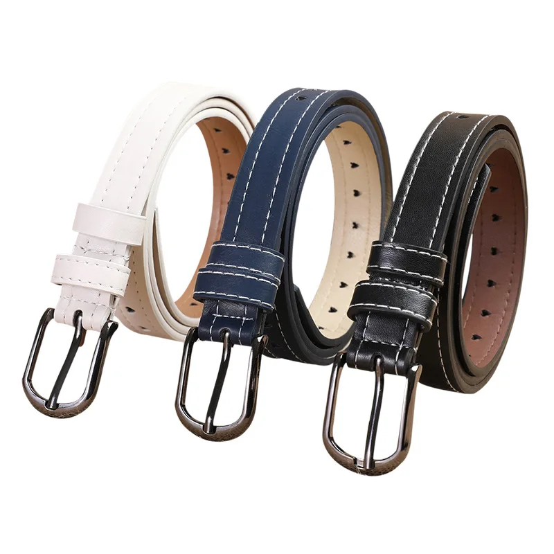 1pc Heart Patterned PU Waistband Women's Belt with Exquisite Skirt Jeans Accessories Simple Birthday Gift
