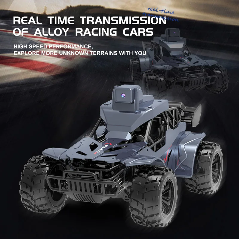 Rc Car With Camera Live Video On Lcd Remote Fpv Real Time Transmission Take Photos Videos Voice Chat 2.4g For Kids Adults