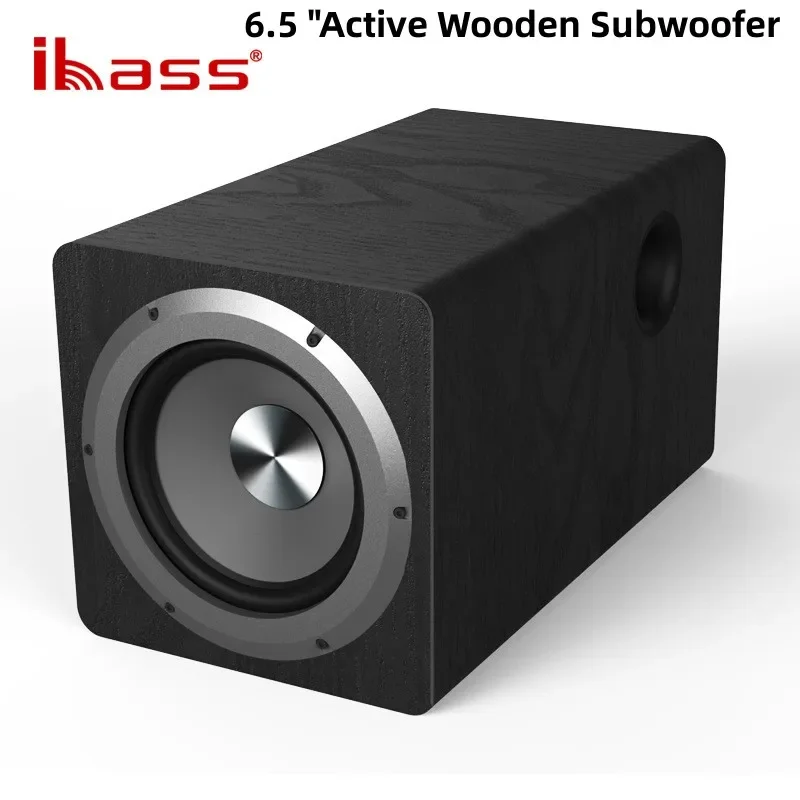 Active HIFI Subwoofer 6.5 Inch Woofer 100W Audio Speaker for Amplifier Home Theater Loudspeaker Stereo Strong Bass Music Player