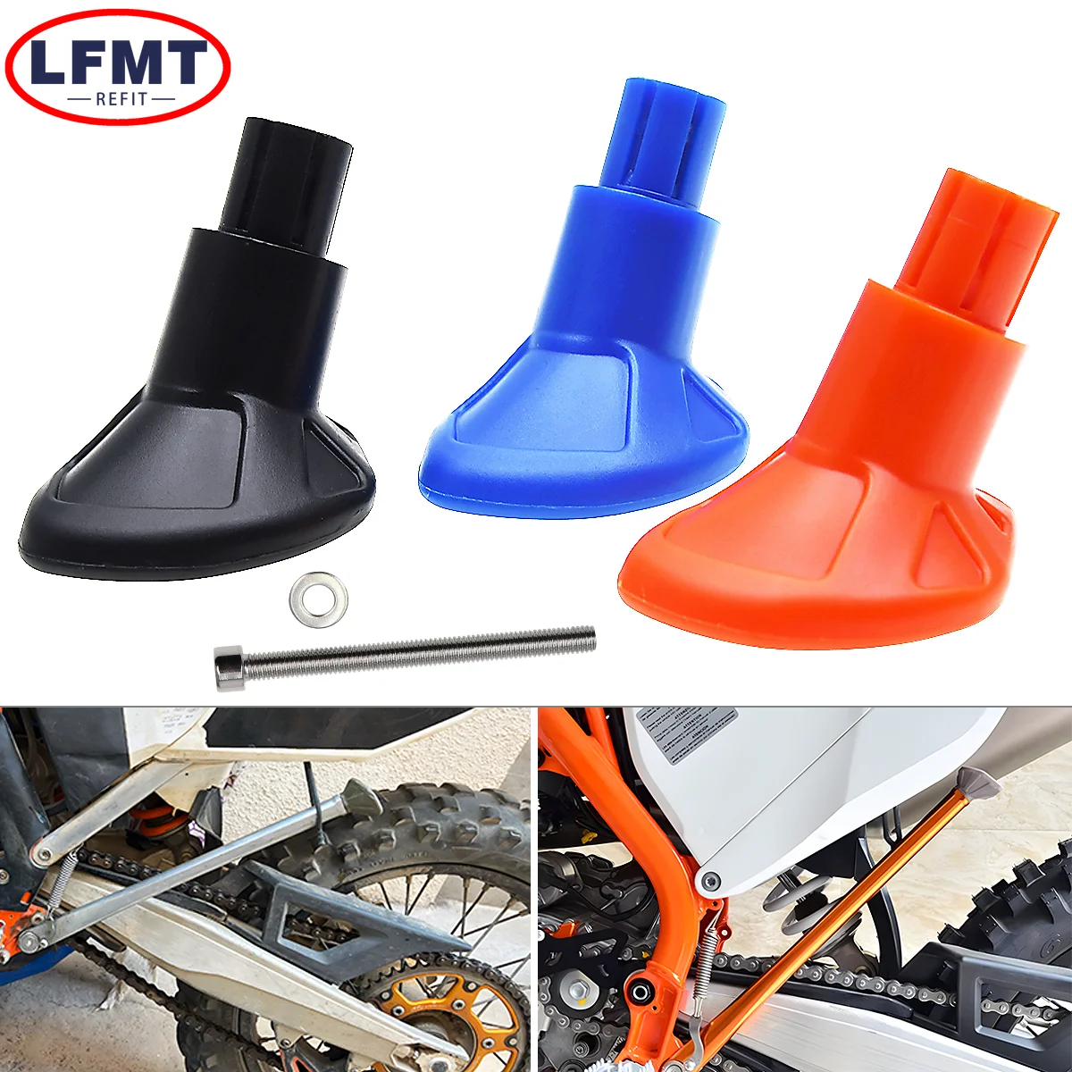 

Motorcycle ABS Plastic Side Stand Kick Stand Base Foot For KTM SX SXF XC XCF EXC EXCF XCW For Husqvarna TE FE TX FX 2008-2024