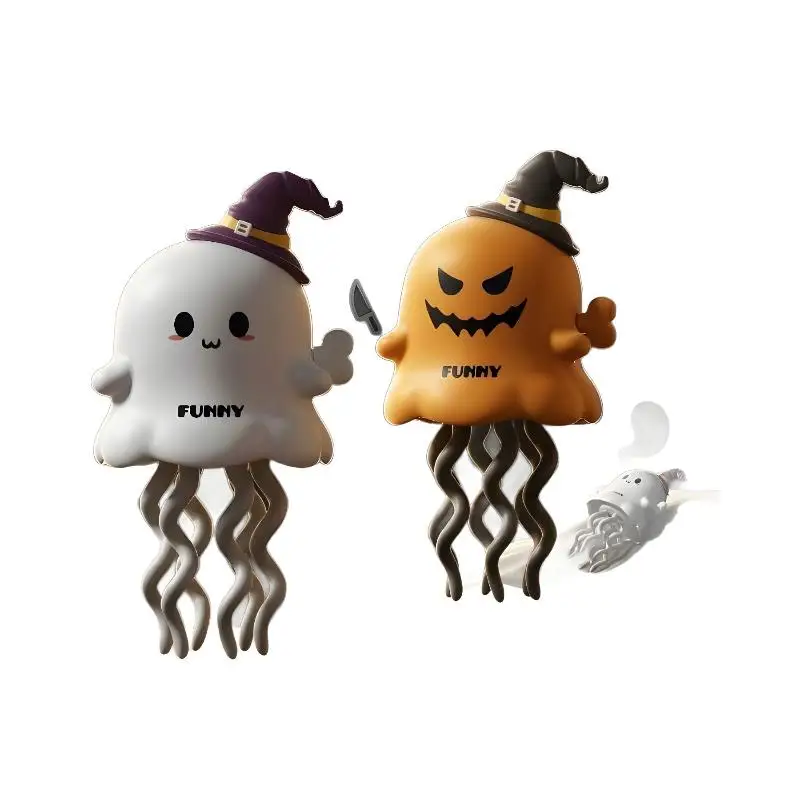 Relaxing Nightstand Toy, 1Pcs Dancing Pumpkin Ghost Windup Figure, Ideal Joke Prop for Halloween