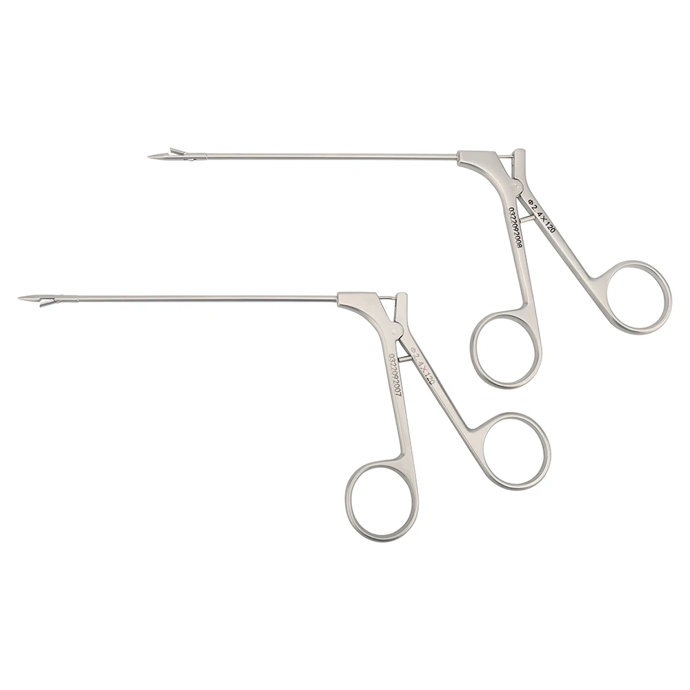 2.4mm Laparoscopic Abdominal Hernia surgery Infantile Fascial Closure Forceps Hernia Suture Retriever Needle-tipped Grasper