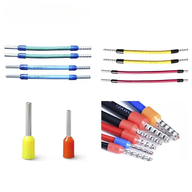 FACTORY Loose Ferrule Terminal/Connector Semi Automatic Electric Cable Crimp Machine Wire Crimping Stripping for 0.3-6sqmm2