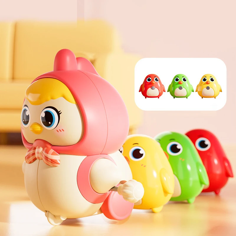 Chicken Mom Pet Crawling Toys Music Chick Walking Early Education Interactive Crawling Toys Cute Chick Dog Training Supplies