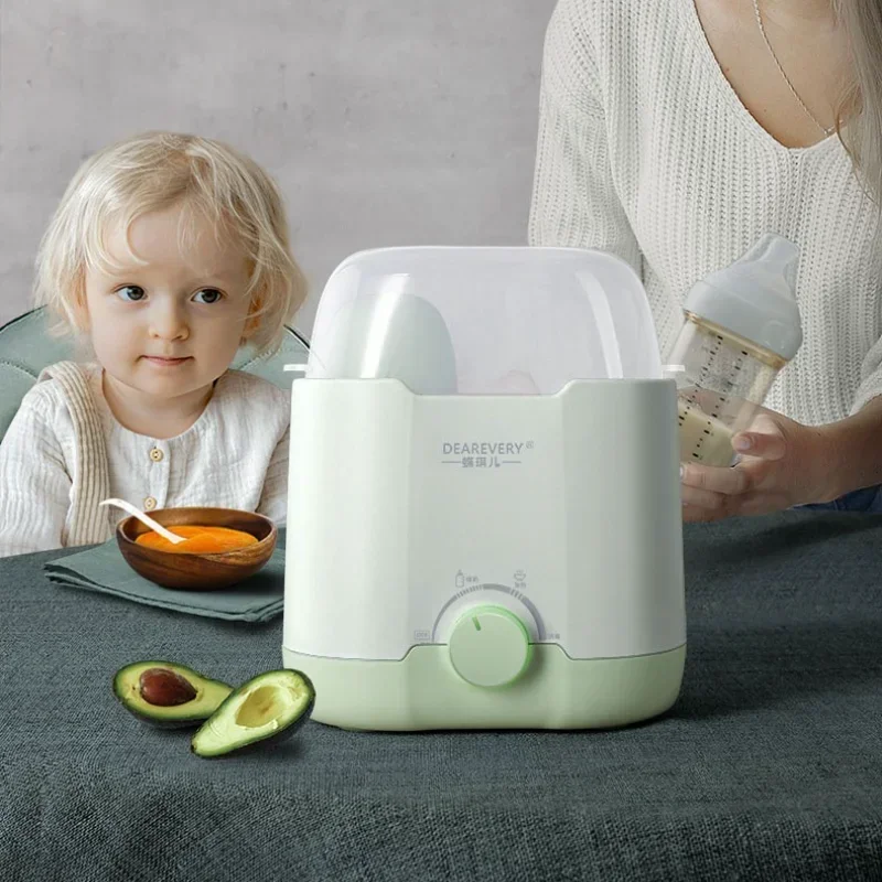 

Нагреватель для детских бутылочек, портативный профессиональный нагреватель для еды и молока, 150 Вт, двойной нагреватель для детских бутылочек и дезинфектор, детское молоко