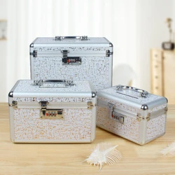 Hand-Held Aluminium Alloy Piggy Bank for Adults, Cash Saving Bank, Coin Organizer, Money Safe Box, Home Decoration Safe Gift