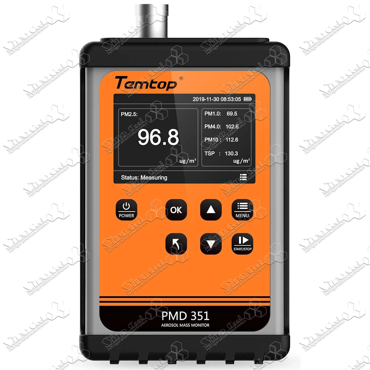 

Temtop PMD 351 Aerosol Monitor Handheld Dust Particle Counter Air Pollution Monitor PM1.0 PM2.5 PM4.0 PM10 TSP Monitor