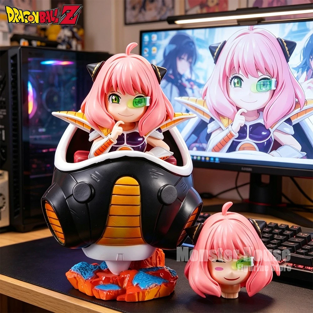15,5cm/6,1 Zoll Anime Dragon Ball Figur Anya Forger Cosplay Frieza Actionfiguren PVC-Statue Sammlermodell Spielzeug Geschenke
