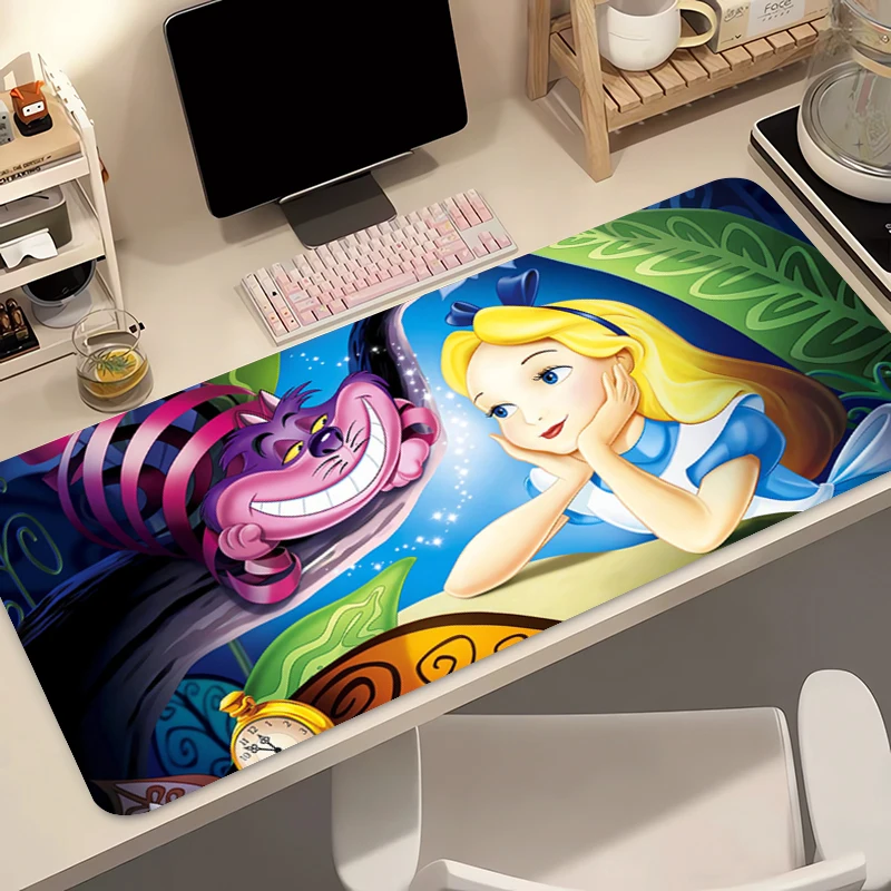 Alfombrilla para ratón de 90x40cm, accesorios para juegos A-Alices in Wonderland, alfombrilla para jugador de PC, alfombrilla para escritorio de ordenador, alfombrilla para teclado Varmilo, alfombrilla para ratón