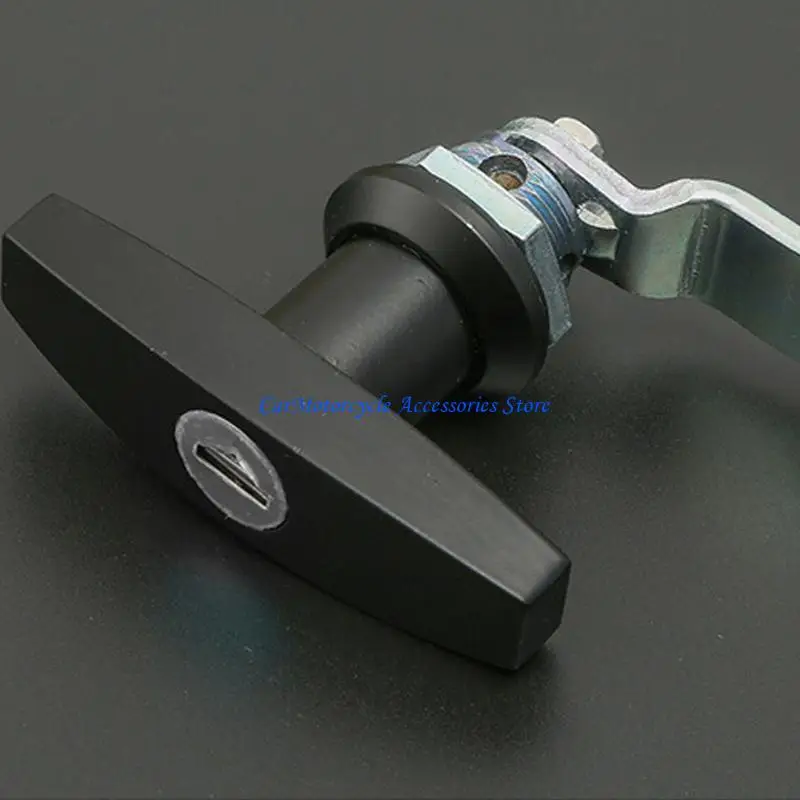 

P04D Trailer Paddle Door for Latch for T Handle RV Truck Tool Lock for Machine Cabine