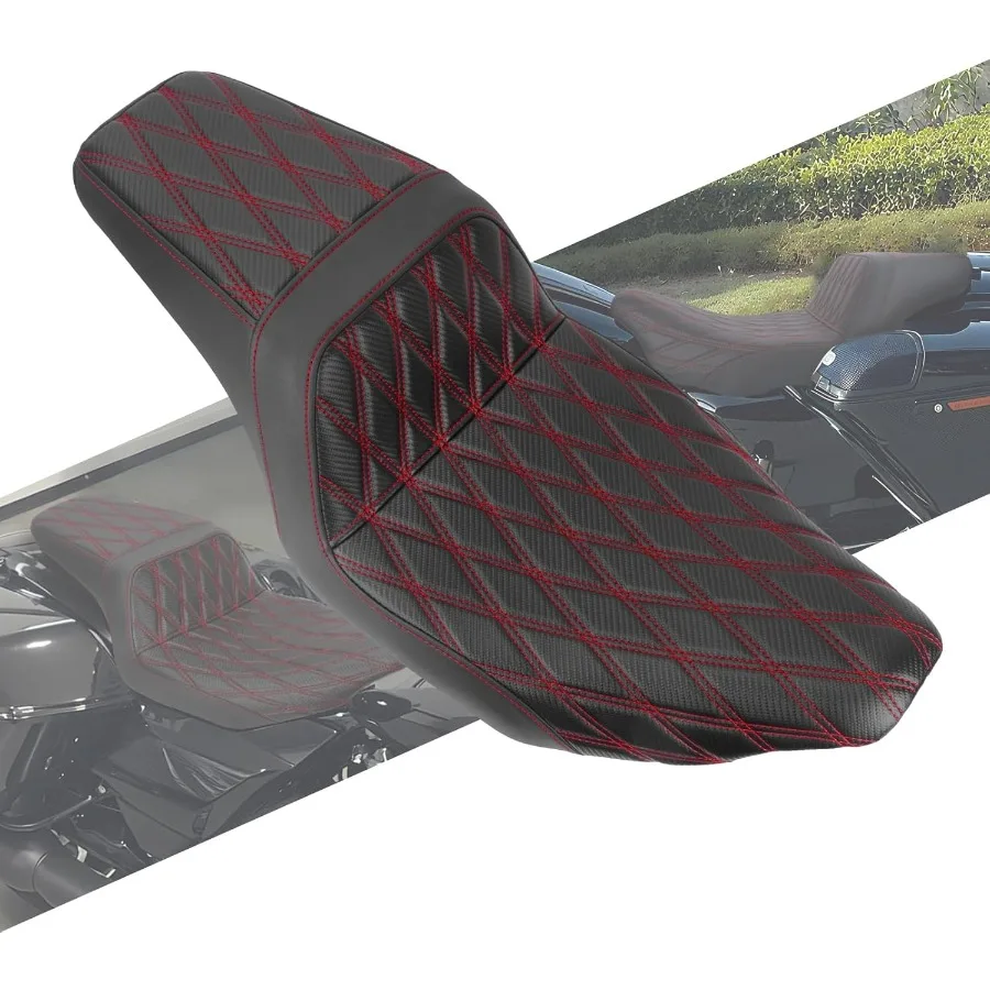 مقعد ركاب للسائق من قطعة واحدة مناسب لدراجة Harley Touring Street Glide FLHX Road Glide FLTRX Street Glide Ultra FLHXU CV #1