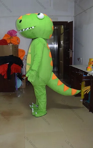 Vendita calda Dinosaur Mascot Costum Cartoon Fancy sexy Halloween Dress kids party mascot costume spedizione gratuita