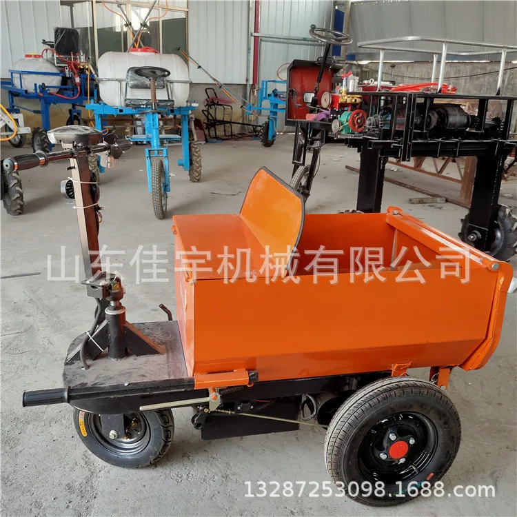 Construction Cycling Brick Pulling Tricycle Construction Site Electric Ash Bucket Truck Small Hand Overturning Bucket Truck