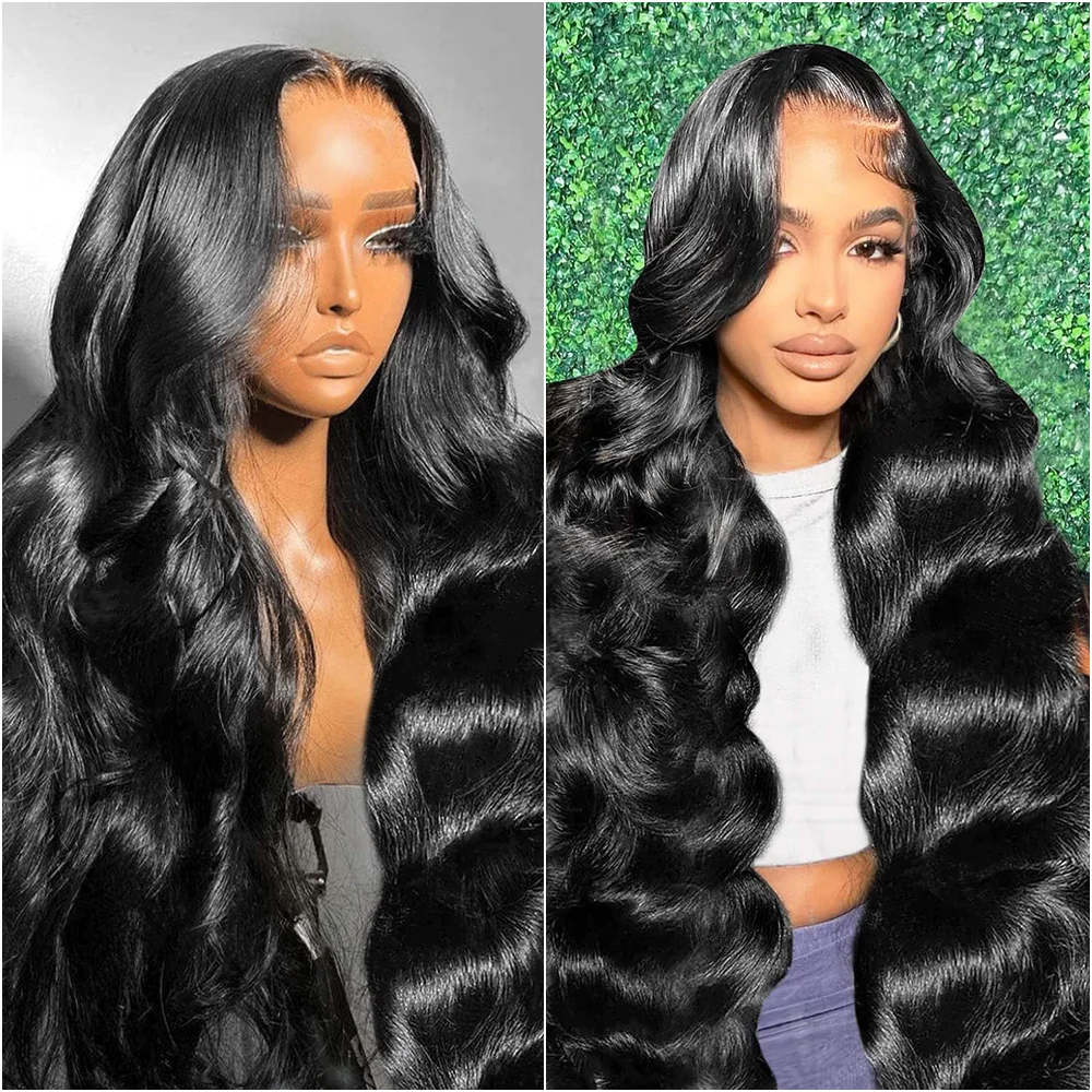 

Парик с HD-кружевом 13x6, плотность 200%, длина 30-40 дюймов, парик из человеческих волос с волнистым укладом 13x4, бразильский парик с кружевной передней частью, предварительно выщипанный, для женщин