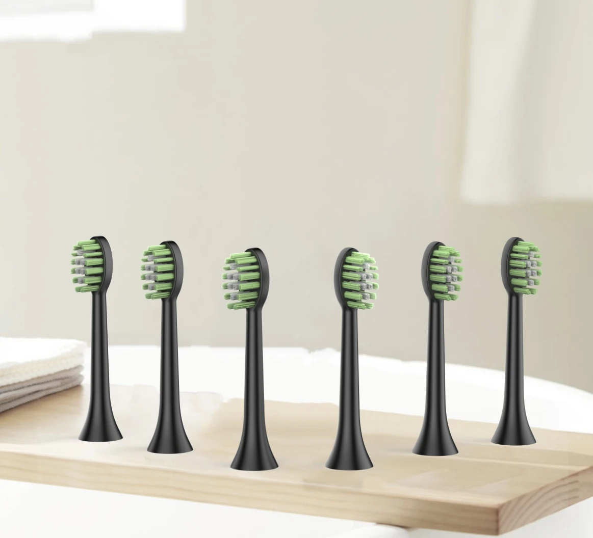 Jeenk فرشاة الأسنان الكهربائية استبدال رؤساء رؤوس فرشاة الأسنان الكهربائية 6 قطعة/المجموعة ل JK-Y05 رئيس مجموعات فرشاة الأسنان