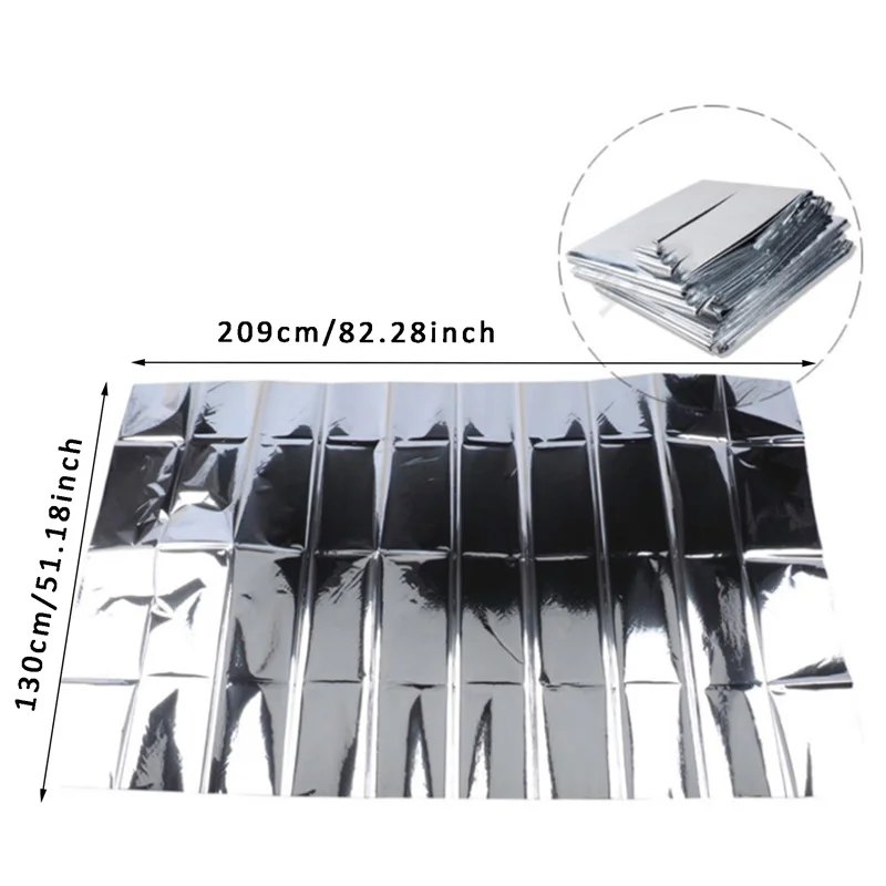 Blanket First Aid Insulation Sun Protection Outdoor Emergency Radiation Resistant Rugs Camping Earthquake Survival Supplies #6