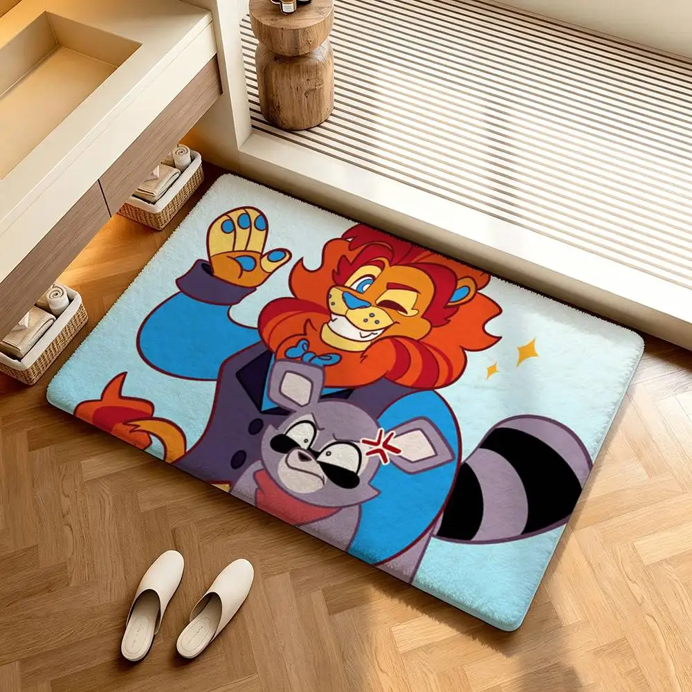 game Laura Ed Indigo Park  Shower Room Absorbent Small Floor Mat Soft Comfortable Decorative Foot Mat