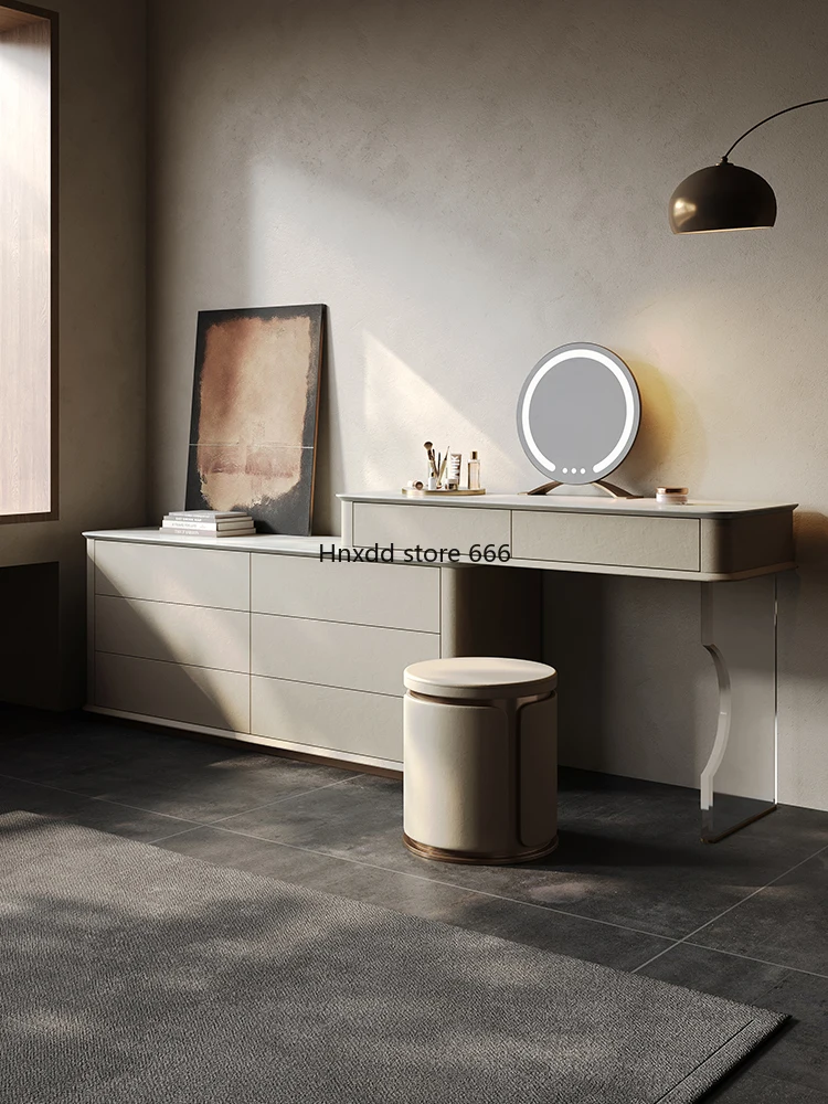 Commode de luxe en marbre naturel, commode intégrée