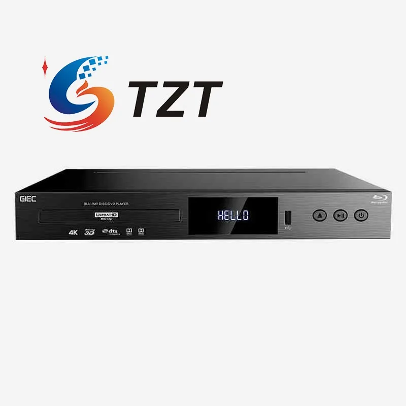 

TZT GIEC BDP-G5300 Standard/Upgraded Version UHD 4K 3D Blu-ray Player DTS Dolby Vision DVD CD Player Support 8T/16T Hard Disk