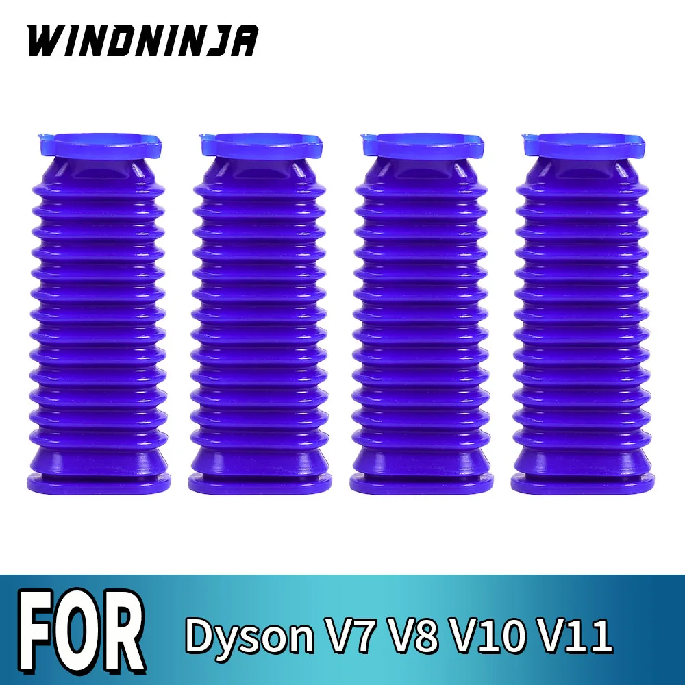 Lower Duct Hose Accessories for Dyson V7 V8 V10 V11 Vacuum Cleaner Soft Roller Flexible Soft Rubber Tube Drum Suction Hose Part