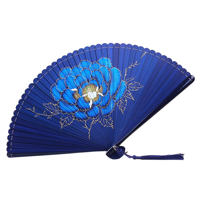 

Chinese Classical Folding Fan Handmade Vintage Hollow Out Bamboo Ventilador Exquisite Eventaille Mariage Decorative Craft Gift