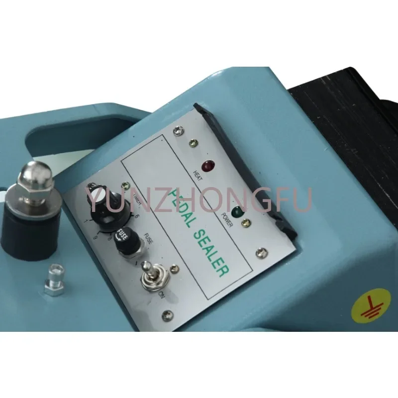 Foot Pedal Vertical Heat Impulse Sealer Sealing Machine For Film Plastic Bag