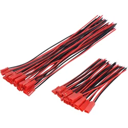 20 Pairs 22 AWG JST Plug Connector 2 Pin Male Female Plug Connector Cable Wire for LED Lamp Strip RC Toys Battery 10/20cm