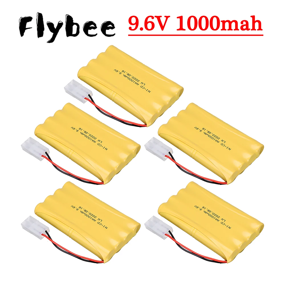 9.6v 1000mah NiCD Rechargeable Battery Pack With Tamiya Connector For Rc Car Truck Tank Boats Spare Parts AA 9.6 V Battery