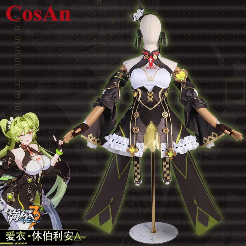 

CosAn Hot Game Honkai Impact 3rd Ai Hyperion Cosplay Costume Gorgrous Sweet Combat Dress Activity Party Role Play Clothing