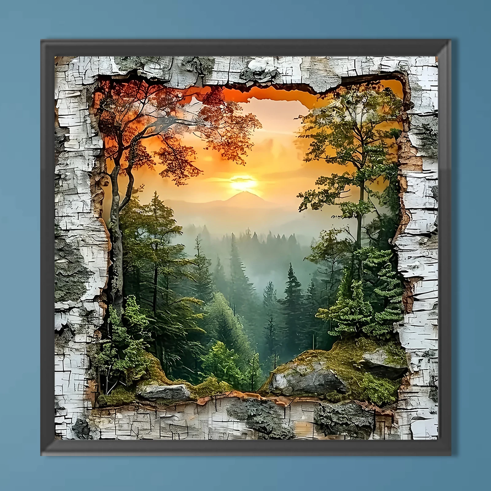 Forest Full DIY 5D Round Drill Diamond Art Kits 40x40cm Gem Art Diamond Painting Kits Diamond Dots Paintings Picture Arts Craft