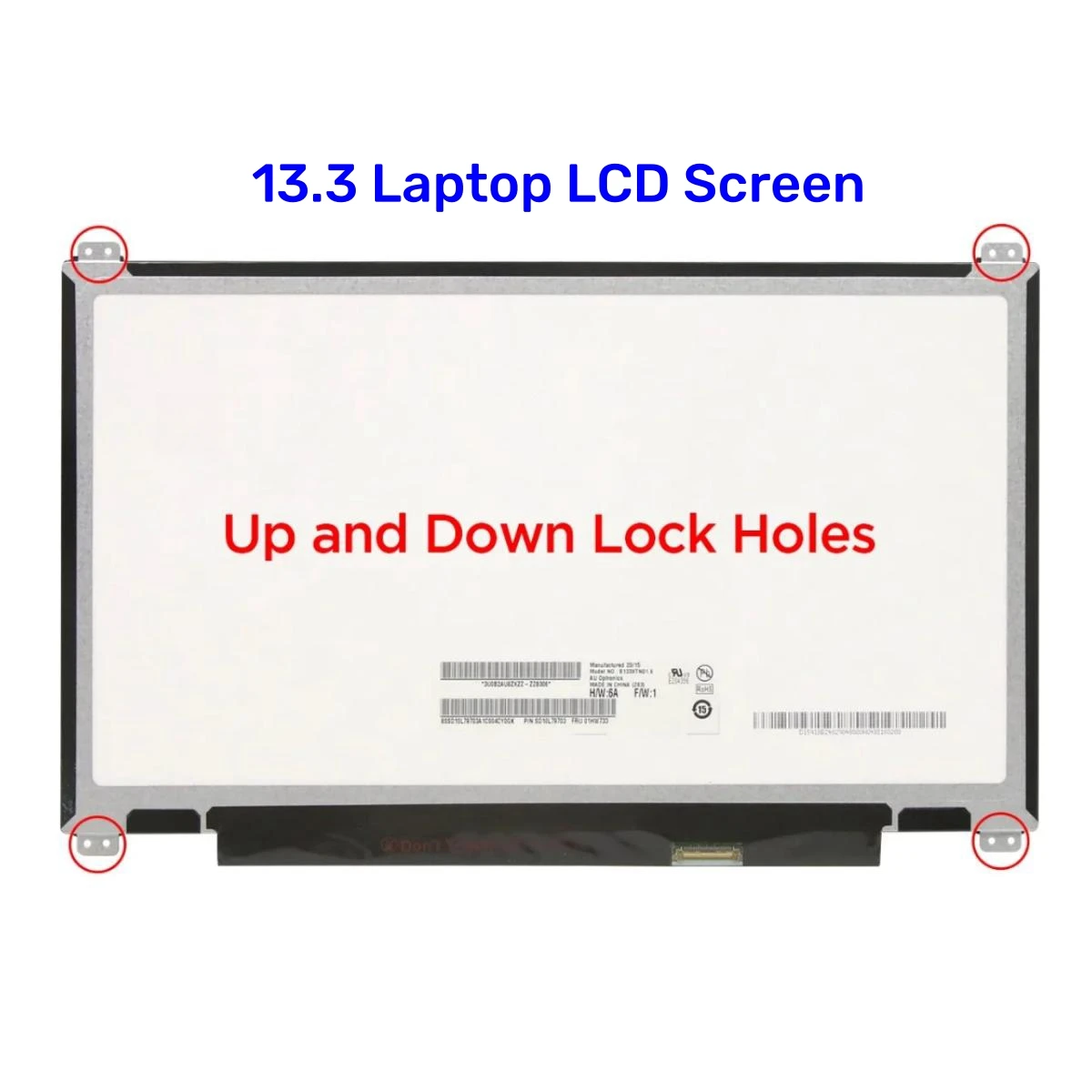 13.3 Laptop LCD Screen B133XTN01.6 HB133WX1-402 M133NWN1 R5 For Lenovo ThinkPad L380 L390 20M5 20M6 20NR 20NS 1366x768 30pin eDP