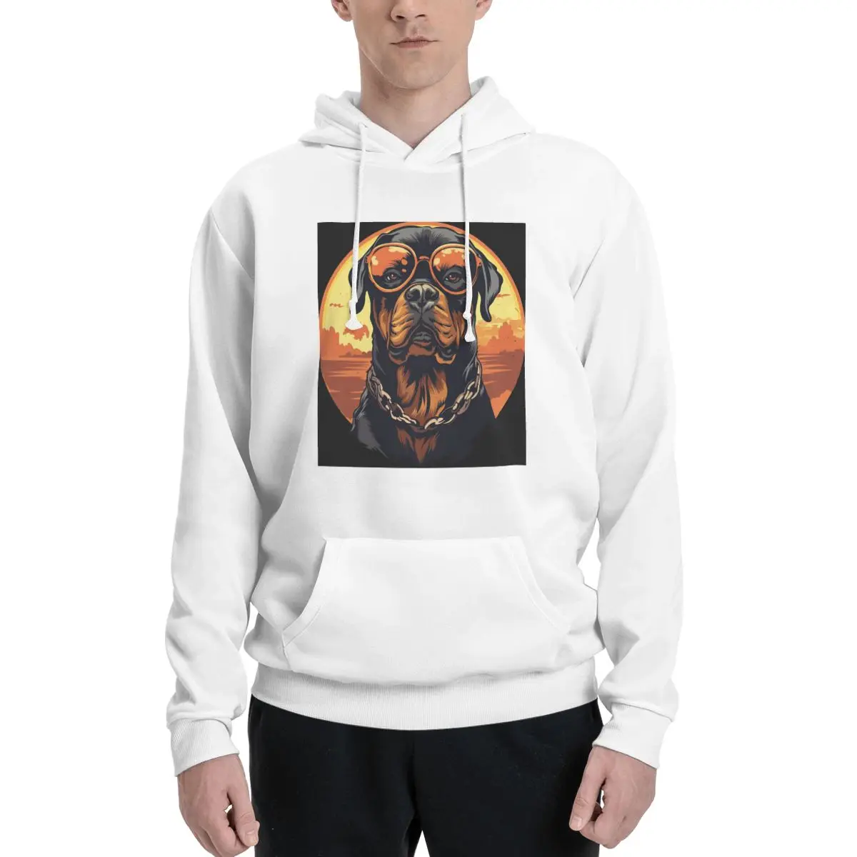 Rottweiler Dog Hoodies Men's Women Casual Pullover Sweatshirt Fashion Long Sleeve Hooded Autumn Winter