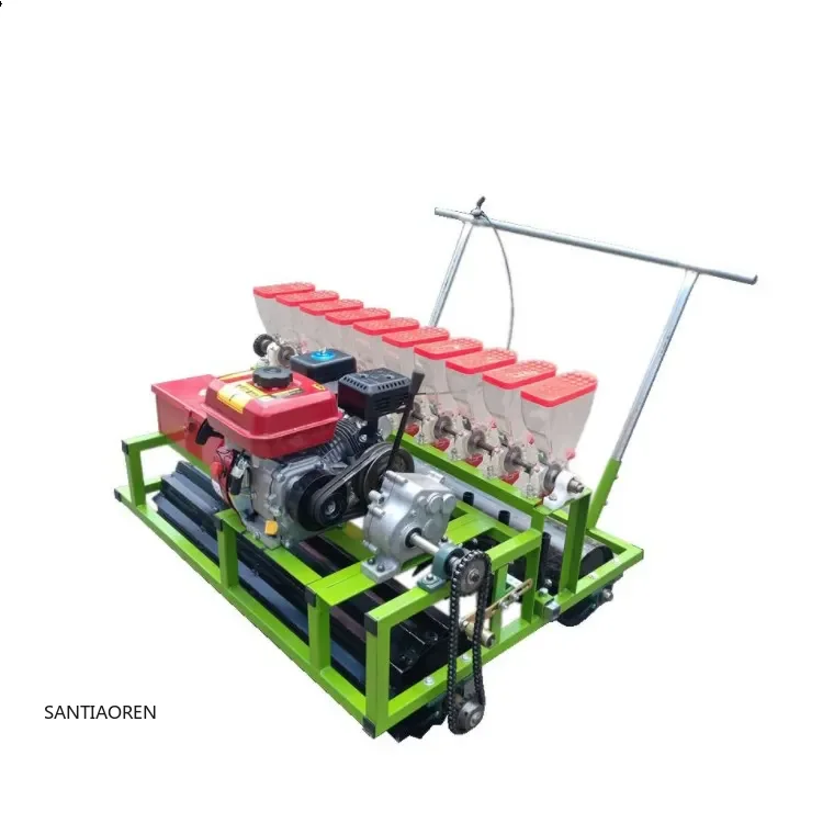 

2025Gasoline Single Double Three Four Row Corn Planter Machine and Fertilizer,manual Onion Seeders for Walking Tractor