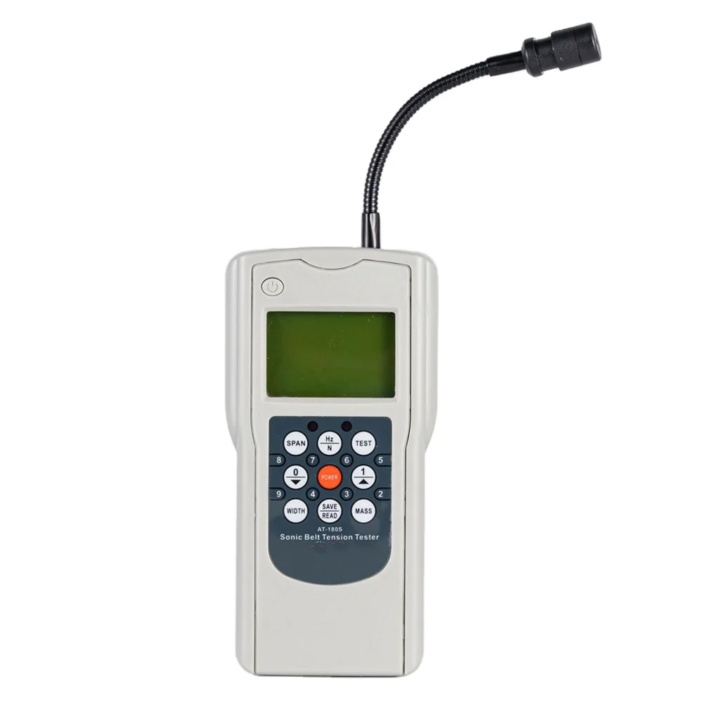 

Portable AT-180S Sonic belt tension tester Digital Belt tension meter for vibration frequency transmission belt 10-680HZ