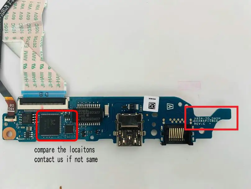 

ORIGINAL STOCK USB BOARD FOR HP ProBook 640 440 450 445 455 G9 DAX8SPI18C0 ETHERNET PORT
