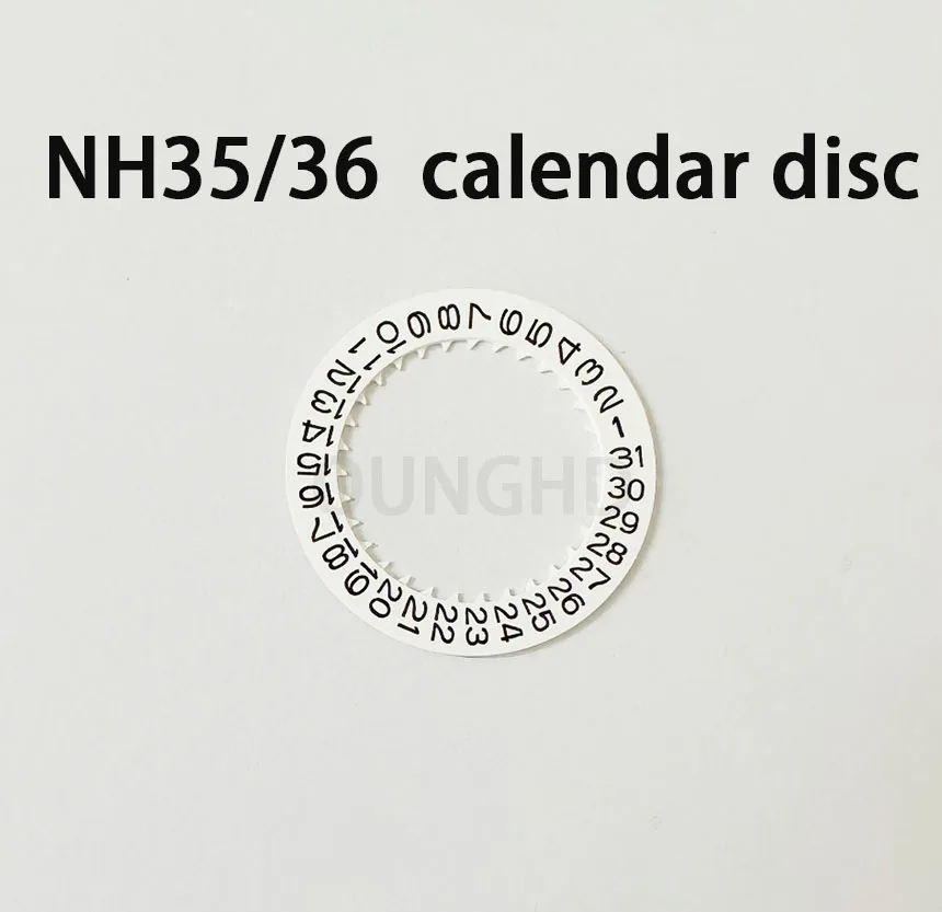 

Watch accessories are suitable for NH35 NH36 mechanical movement parts Japanese Seiko SEIKO calendar week disk