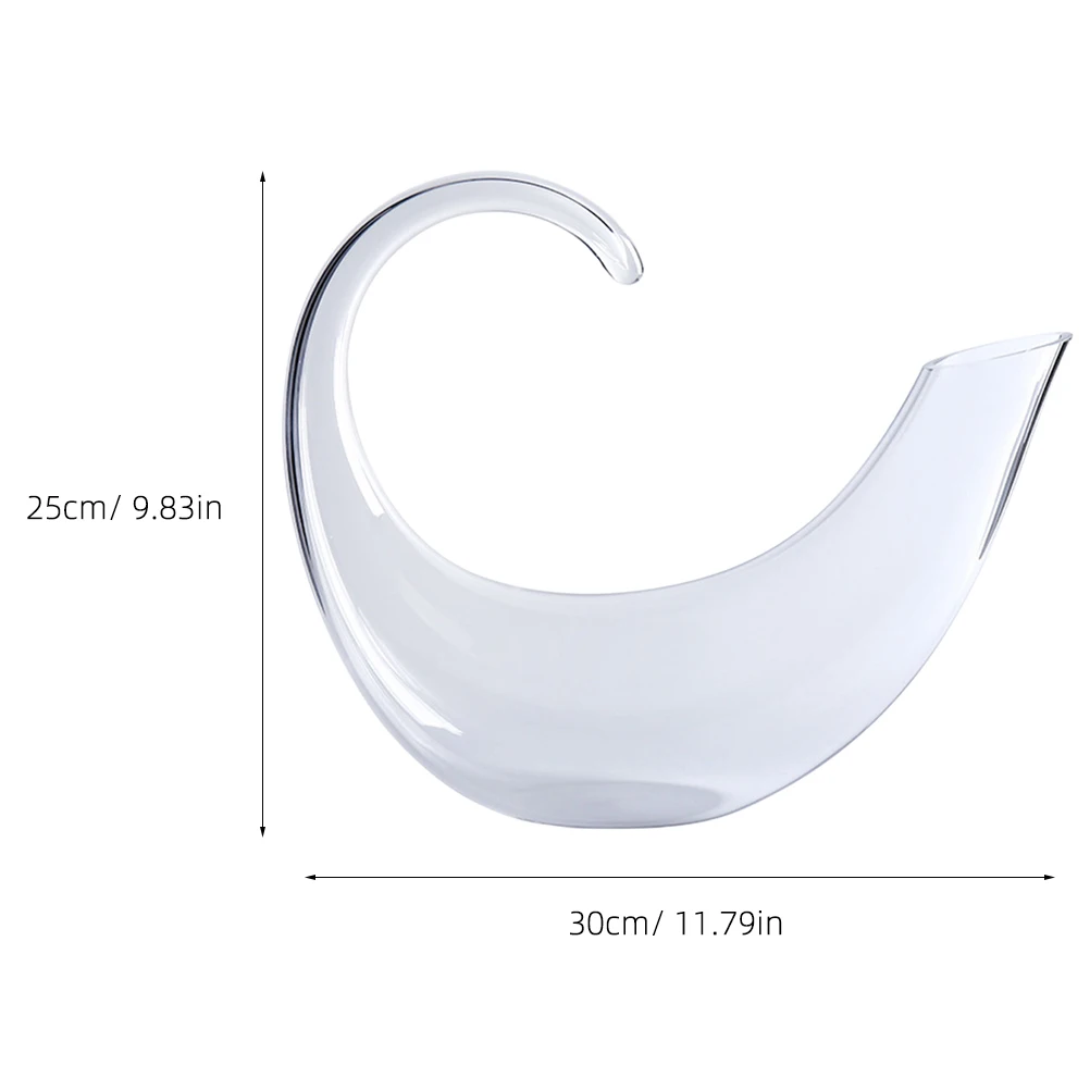 

Elegant Glass Decanter Wine Pitcher Fine Craftsmanship Smooth Touch Practical Functions Home Bar Accessories Glass Decanter