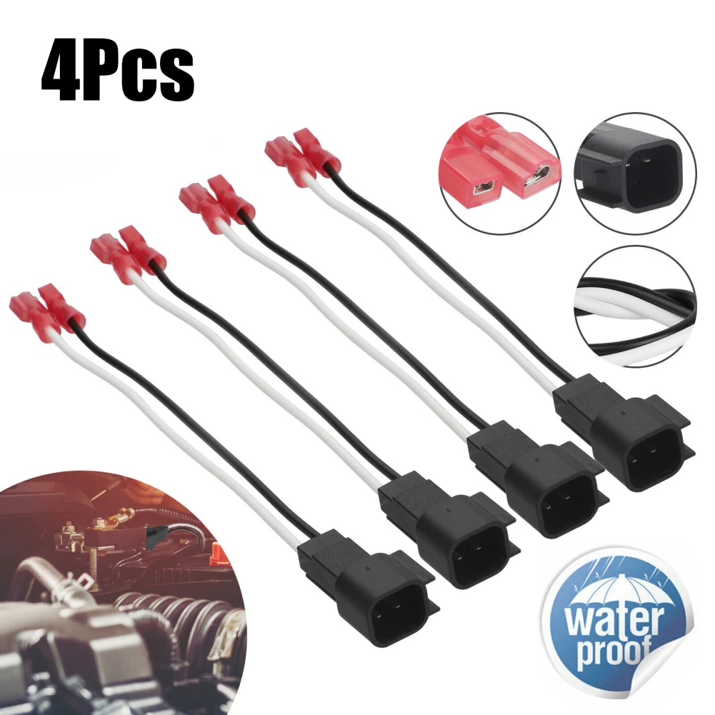 4PCS/set 72-5600 Speaker Harness Adapters Speaker Wiring Harness Connector Compatible for Ford F-150 1999-2014 Models