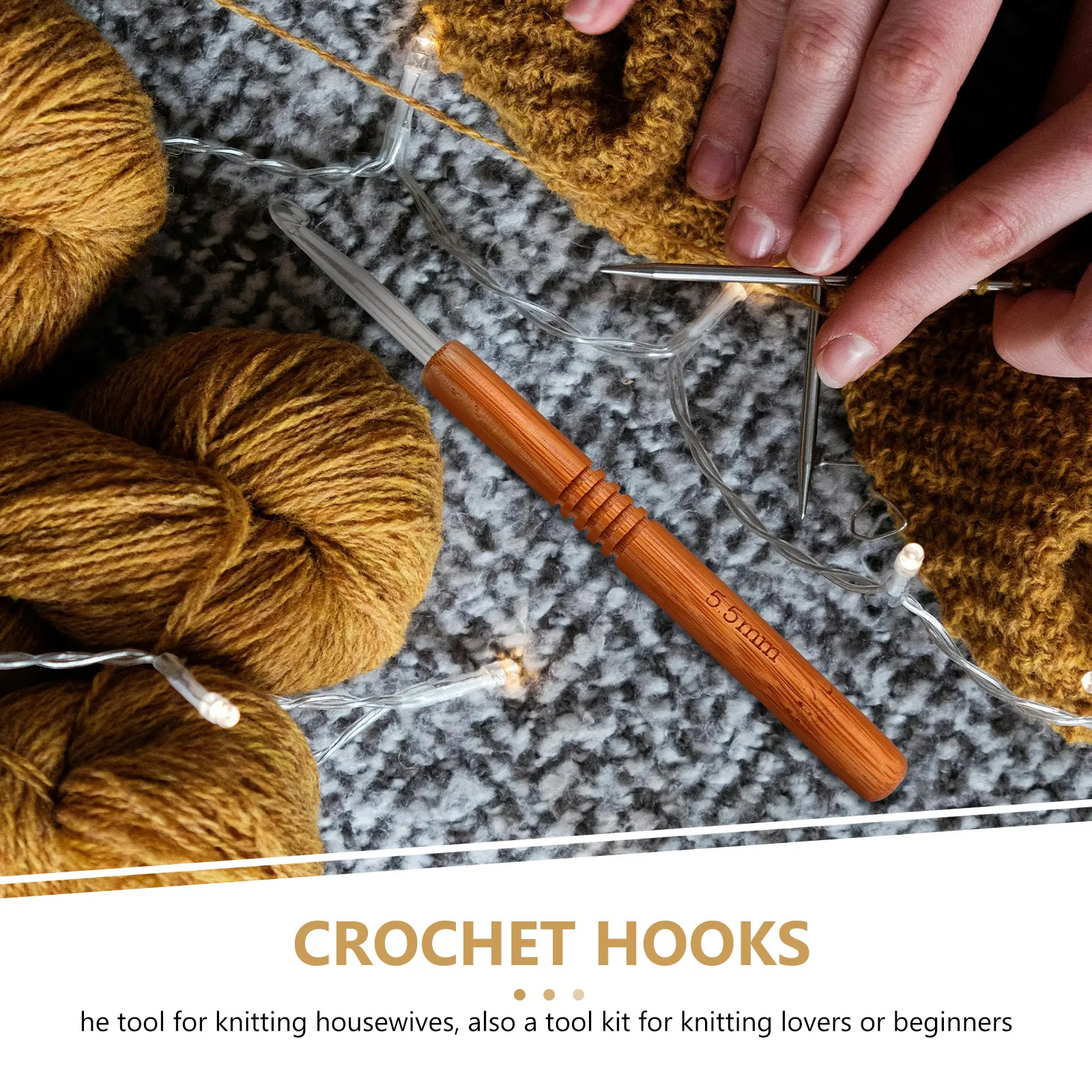 مجموعة من 9 قطع من إبر الكروشي - مراجعة Crochet Hook Set وسعره