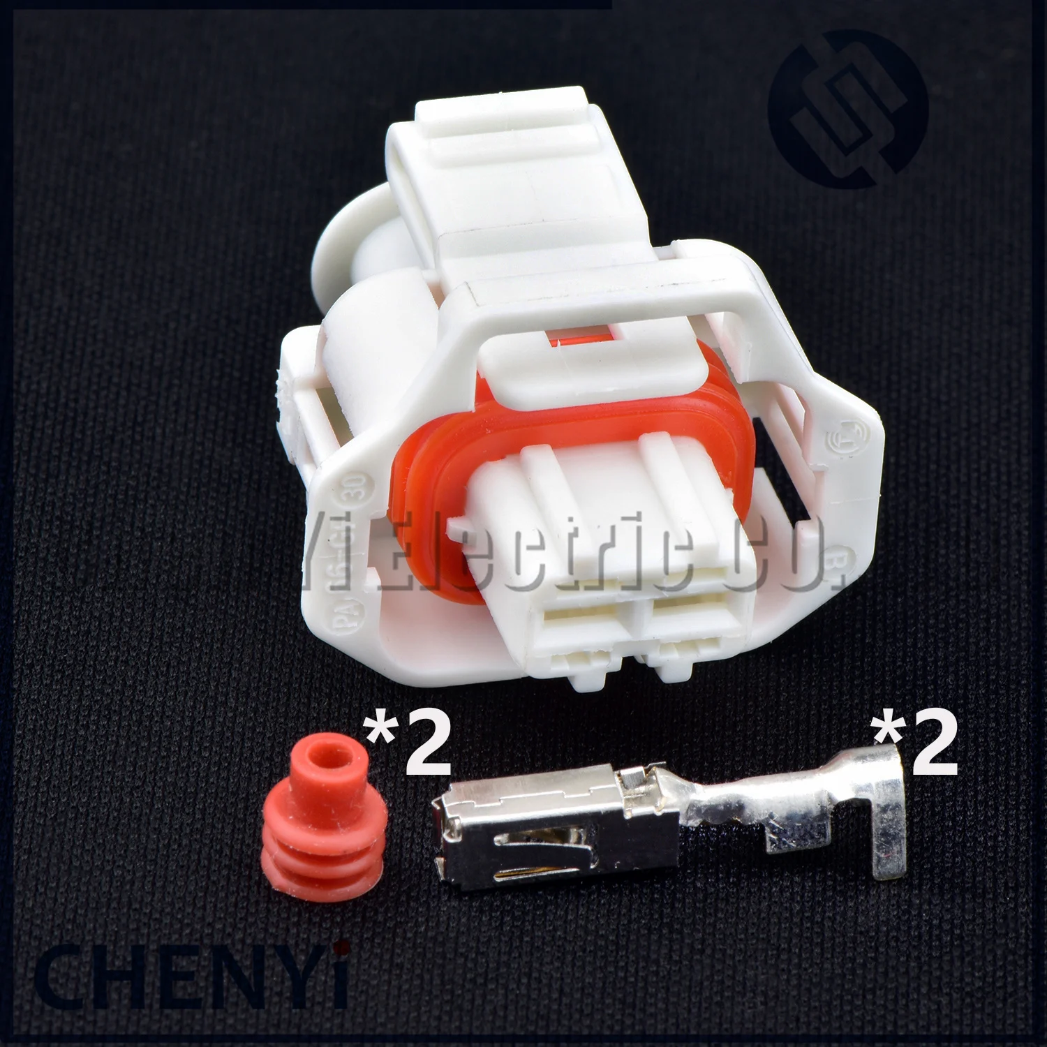 white 2 Pin female 2.8mm series Automotive waterproof connector Fuel injector plug 1928403878 With terminal pins For Bosch