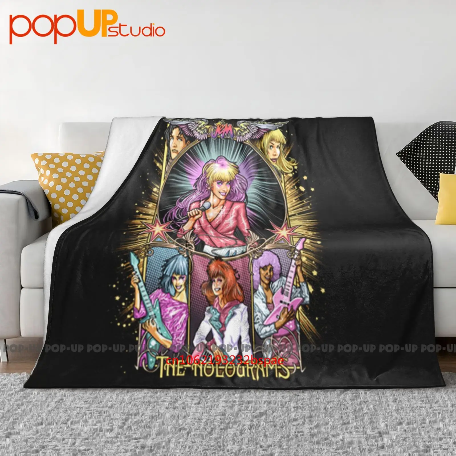 Jem&The Holograms 80'S Truly Outrageous Ultra-Soft Blanket Quilt Winter Sofa Cover Bed Covers