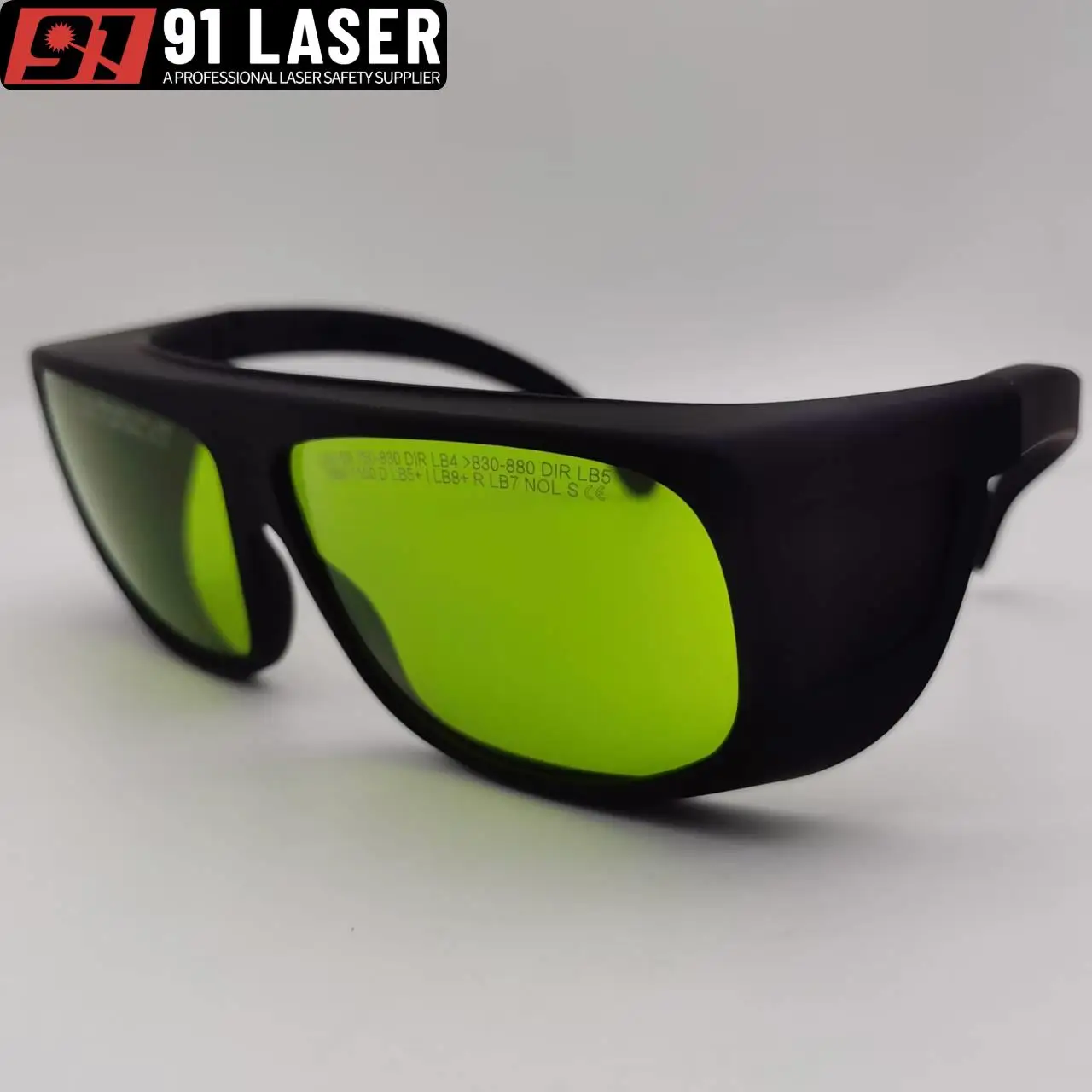 LSG-5B Laser Safety Glasses For 750-830nm OD4+ 830-880nm OD5+ 880-1100nm OD7+ VLT 45%  755nm 808nm 1064nm Lasers With Case