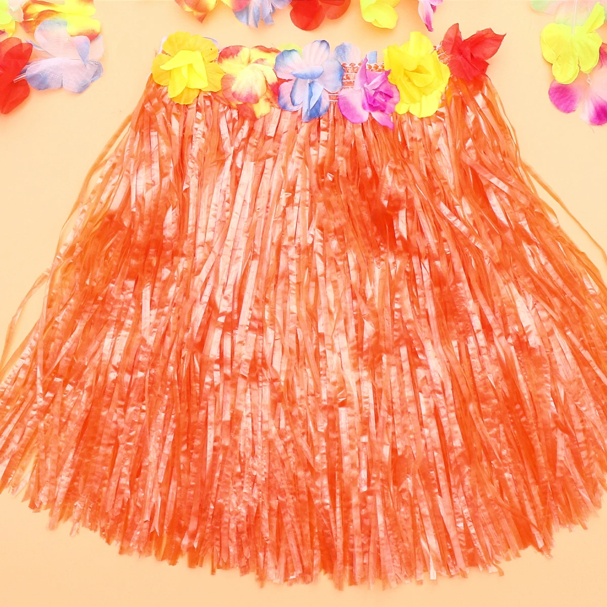 

Decorate Children's Grass Skirt Suit Women's Luau Party Decorations Hawaiian Outfit