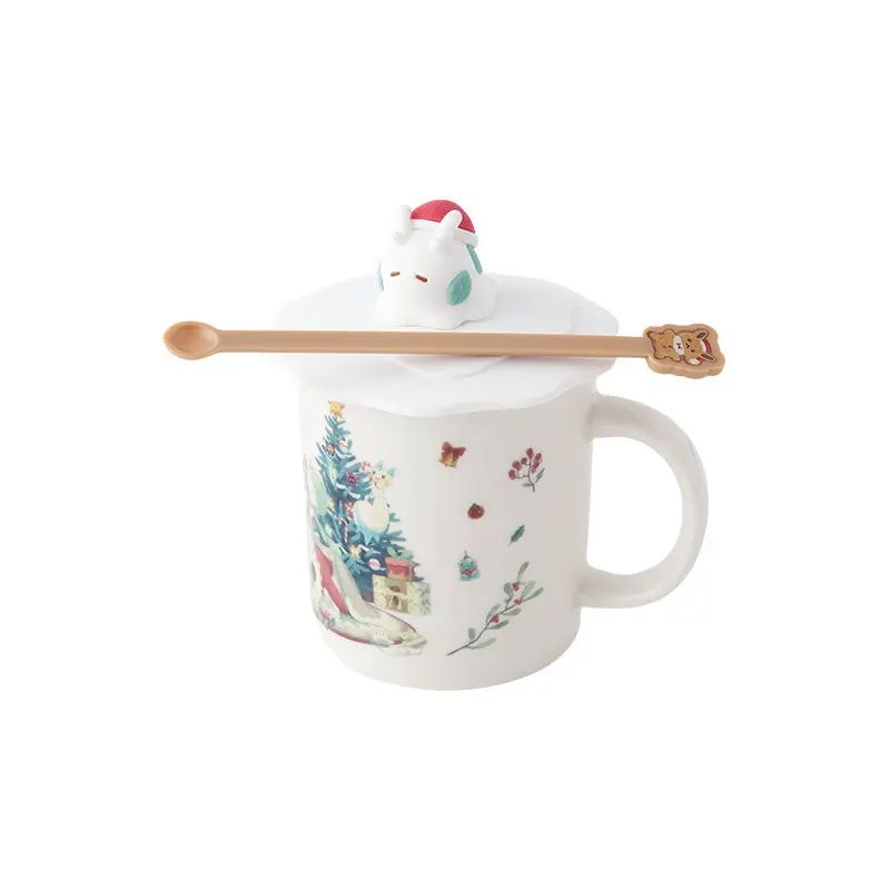 

Pokemon Geniune Holiday Wish Series High Quality Mug Set Ceramic Cup Birthday Christmas Gift